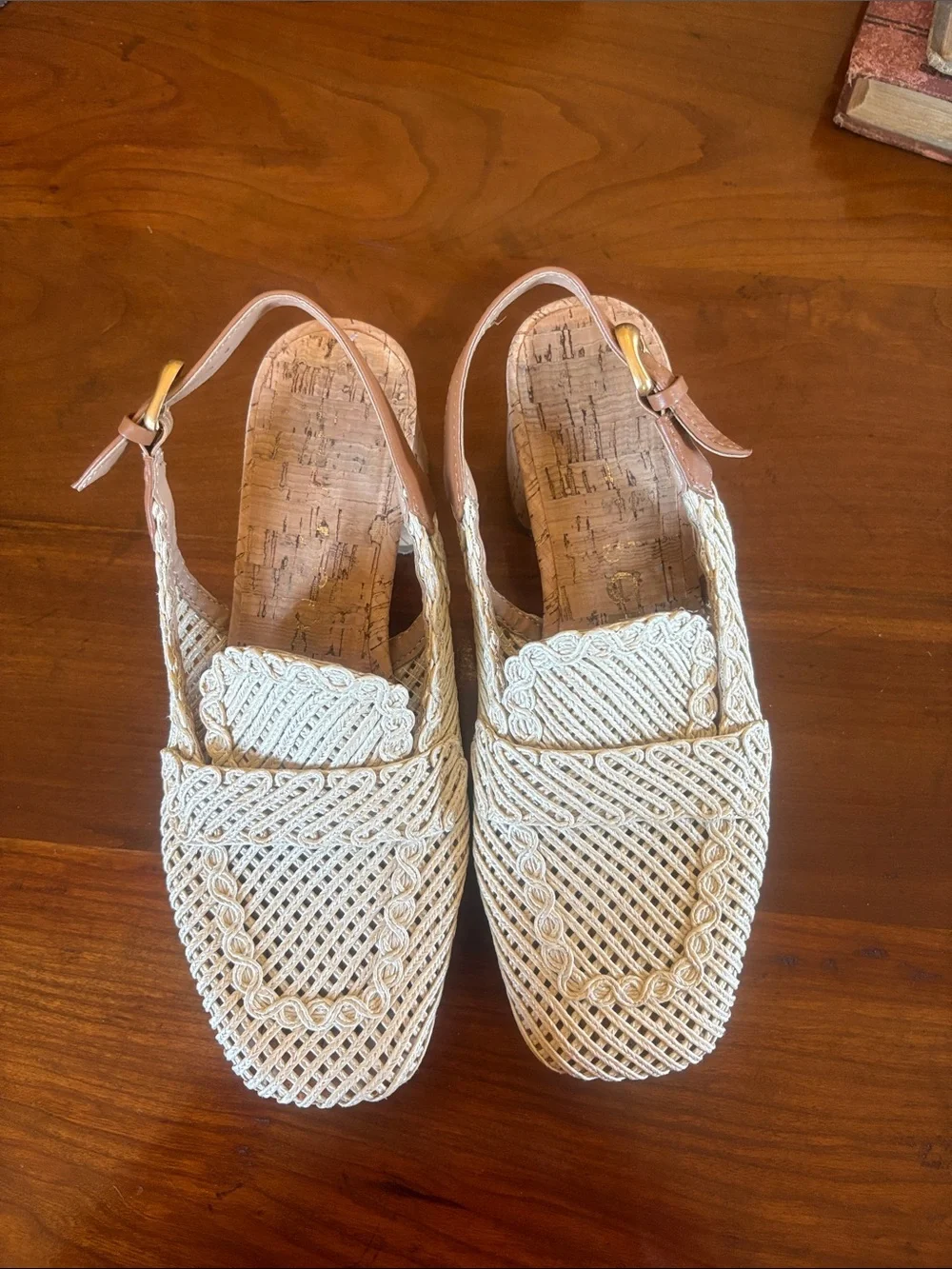 Aerosoles Santina Platform Pump Natural Beige Raffia